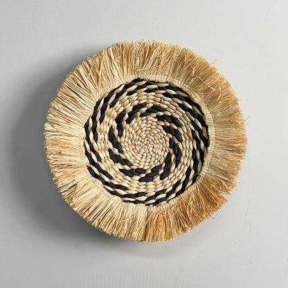 Lafite Grass Whisker Edge Wall Decoration Creative Straw Woven Wall Hang