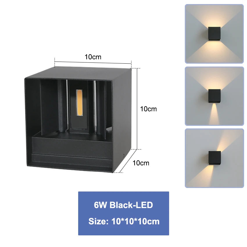 Outdoor Aluminum Wall Light