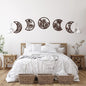 Wooden Moon Phase Wall ArtDecor for Home Living Room Bedroom