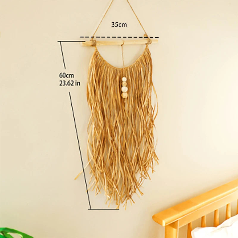 Raffia Wall Hanging Weaving Tapestry WDecor Wall Art Wall Decor Home Decoration Wall Hangings Home Decor