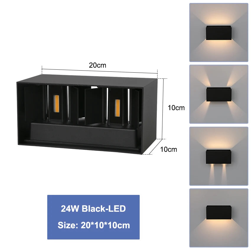 Outdoor Aluminum Wall Light