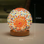 Bohemian LED Desk Lamp USB Button Warm Dimming  Glass National Style For Home Bar Decor Creative LED Table Lamp