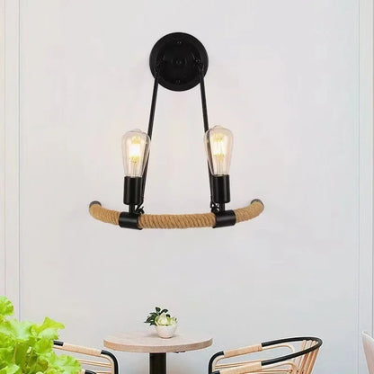 Bedside bedroom decorative wall lamp retro staircase hallway  American industrial style Sconce lamp