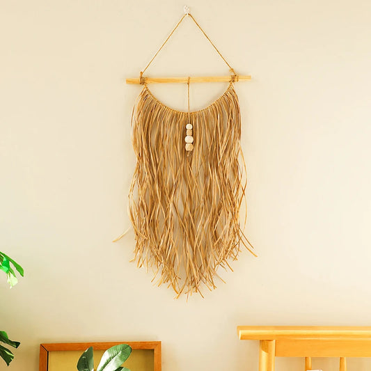 Raffia Wall Hanging Weaving Tapestry WDecor Wall Art Wall Decor Home Decoration Wall Hangings Home Decor